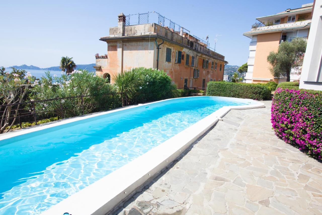 Nautilus Vista Mare Mozzafiato A 180 Gradi- Posto Auto Privato - 2 Camere Matrimoniali Piu 1 Divano Letto Singolo-Sky,Netflix-Wifi 200Mg ราปาลโล ภายนอก รูปภาพ