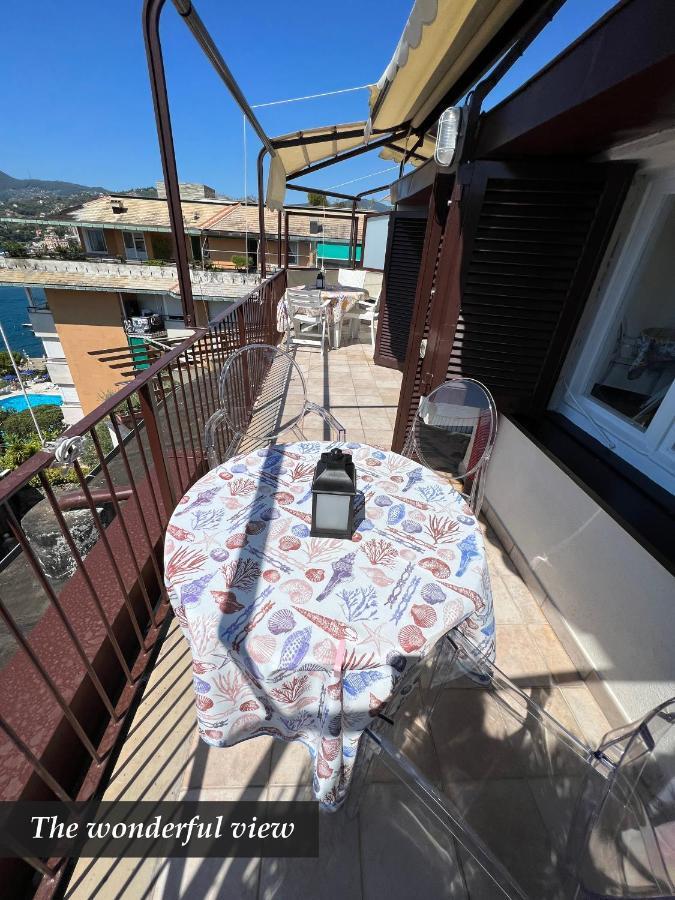 Nautilus Vista Mare Mozzafiato A 180 Gradi- Posto Auto Privato - 2 Camere Matrimoniali Piu 1 Divano Letto Singolo-Sky,Netflix-Wifi 200Mg ราปาลโล ภายนอก รูปภาพ
